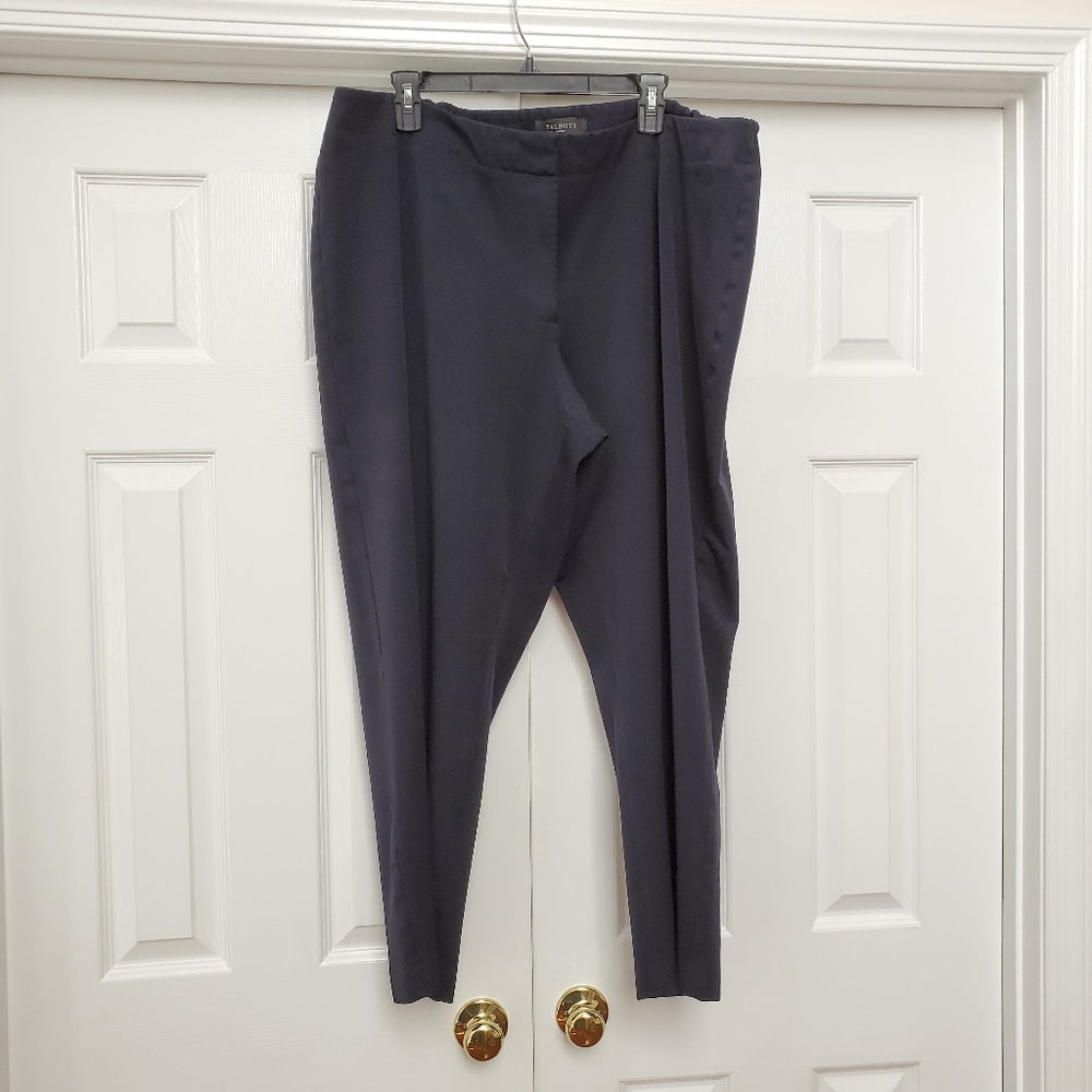 Talbots Navy Blue Cropped Pants 24W